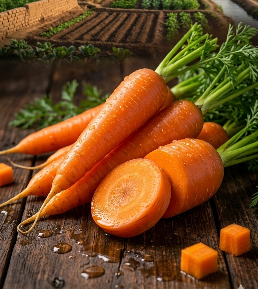Fresh Egyptian Carrots – Vibrant Color & Naturally Sweet Taste