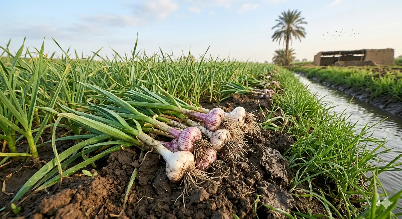 Premium Egyptian Garlic – The Essence of Pungent Quality