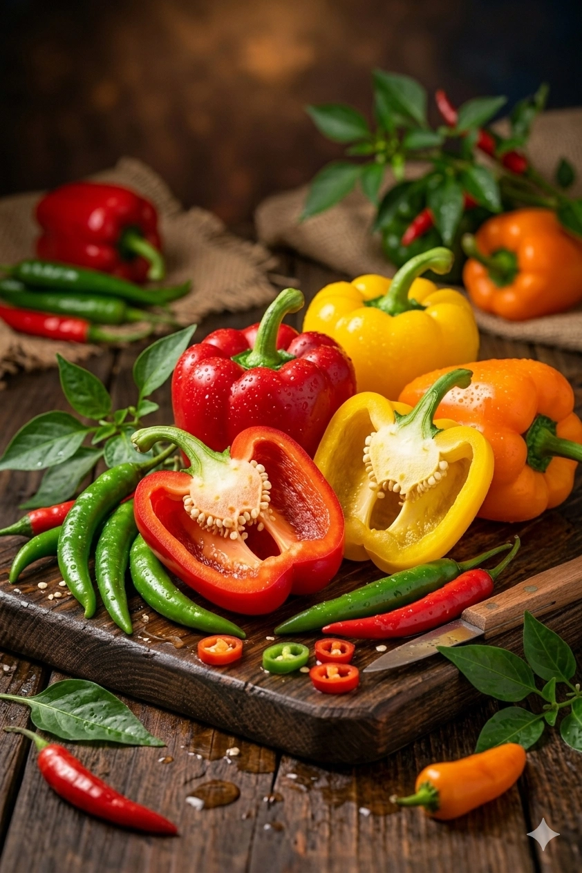 Fresh Egyptian Peppers – Vibrant Colors, Rich Flavor & Unique Variety