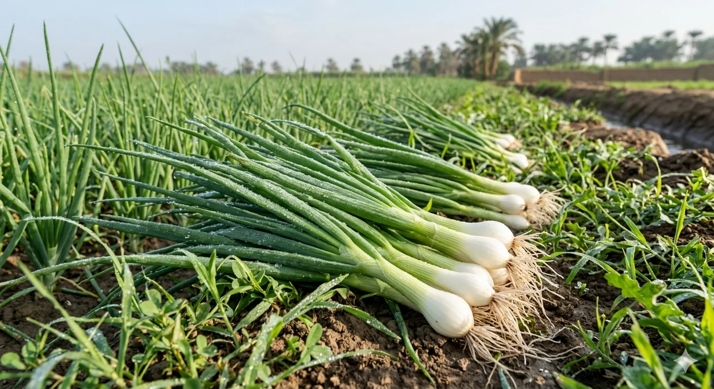 Fresh Egyptian Spring Onions – Premium Freshness & Export Quality