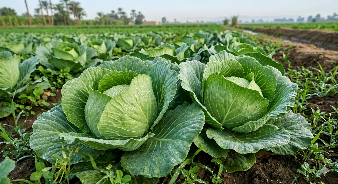 Fresh Egyptian Cabbage – Firm Heads & Superior Export Quality