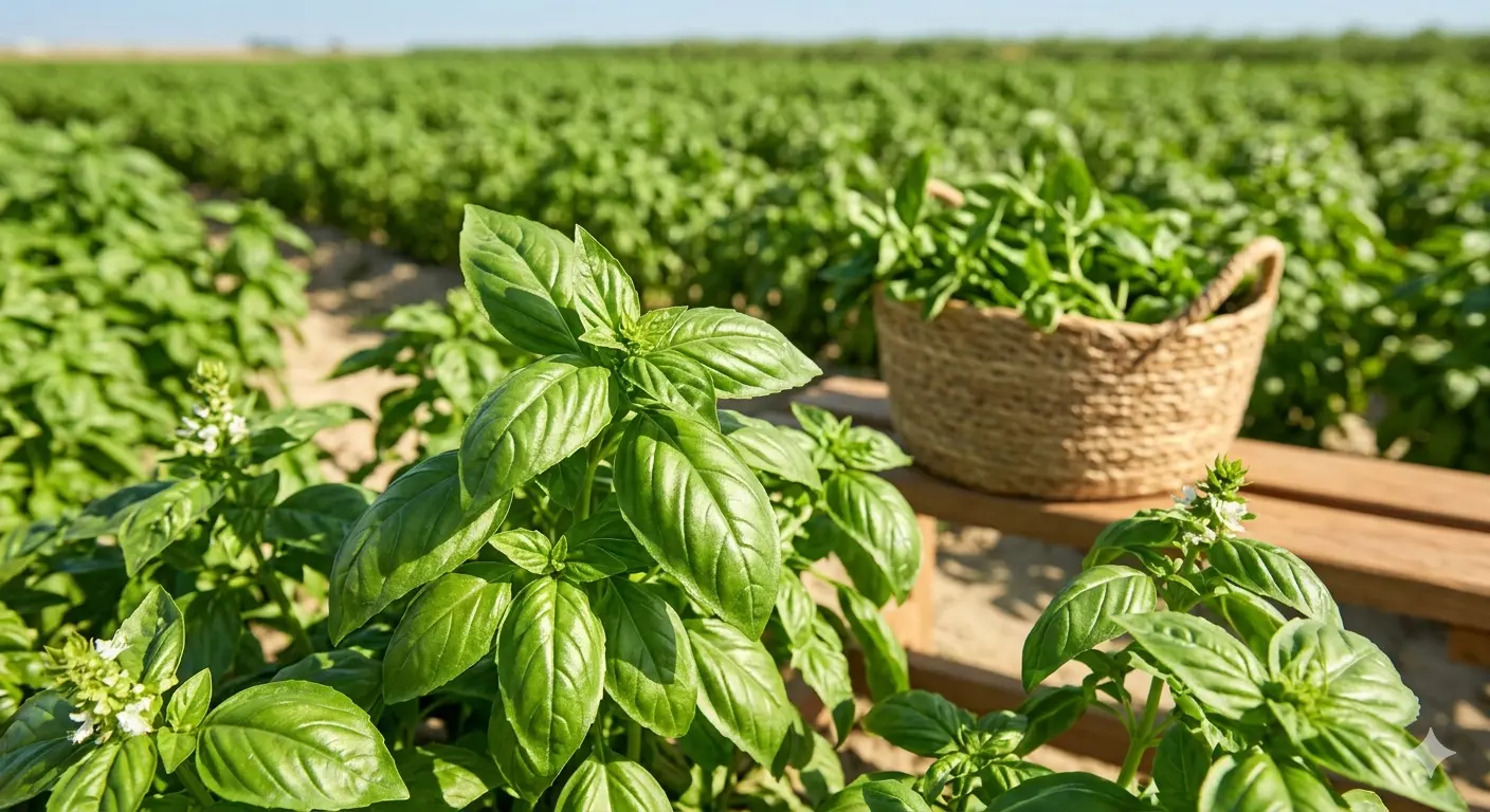 Premium Egyptian Sweet Basil – The Fragrant Mediterranean Jewel
